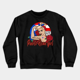 Puerto Rican Girl Crewneck Sweatshirt